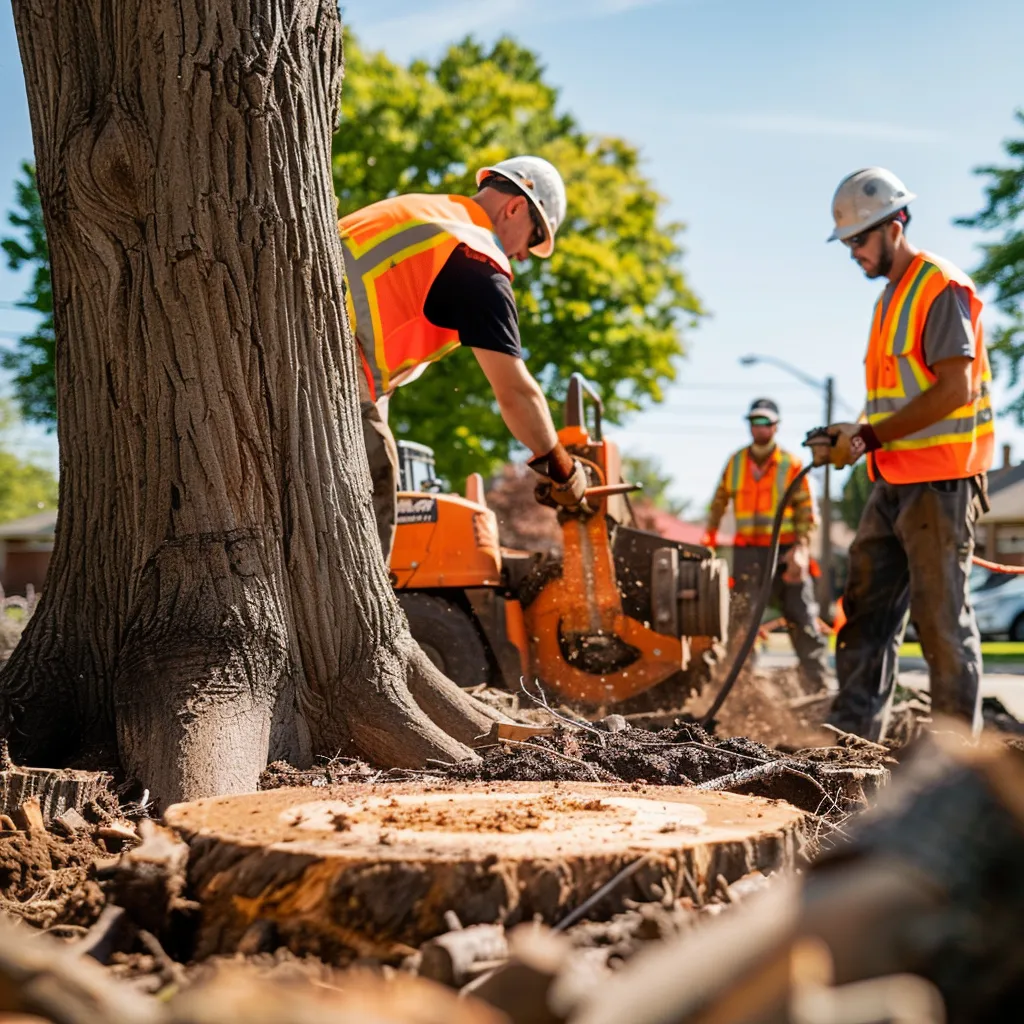 stump grinding in jackson