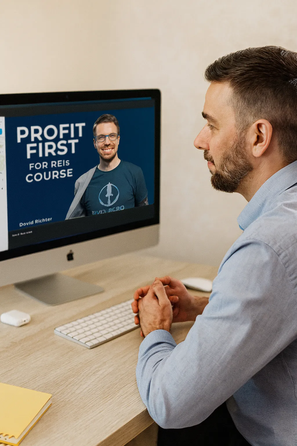 scrabbled letters spelling growth on a wooden surface