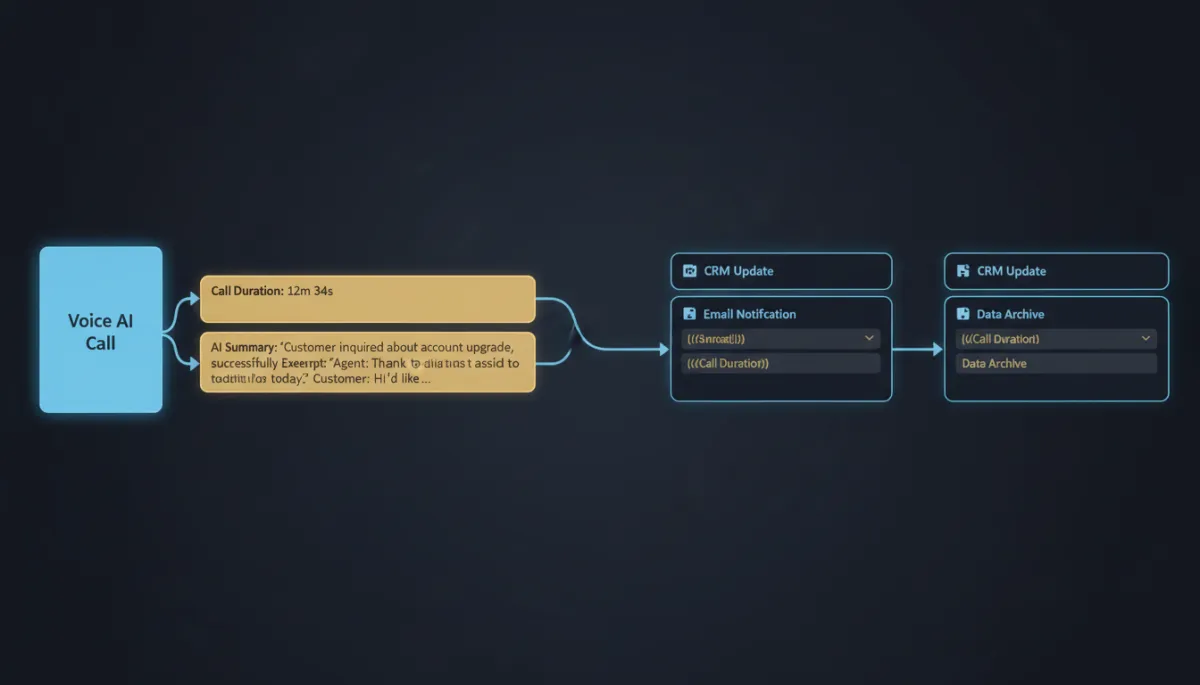 Pipe Your Voice AI Call Details Straight Into Your Workflows