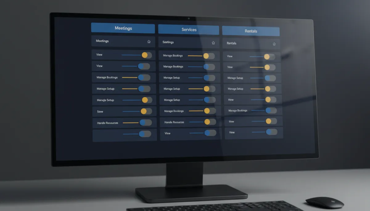One Consistent Set of Calendar Permissions Across Meetings, Services, and Rentals