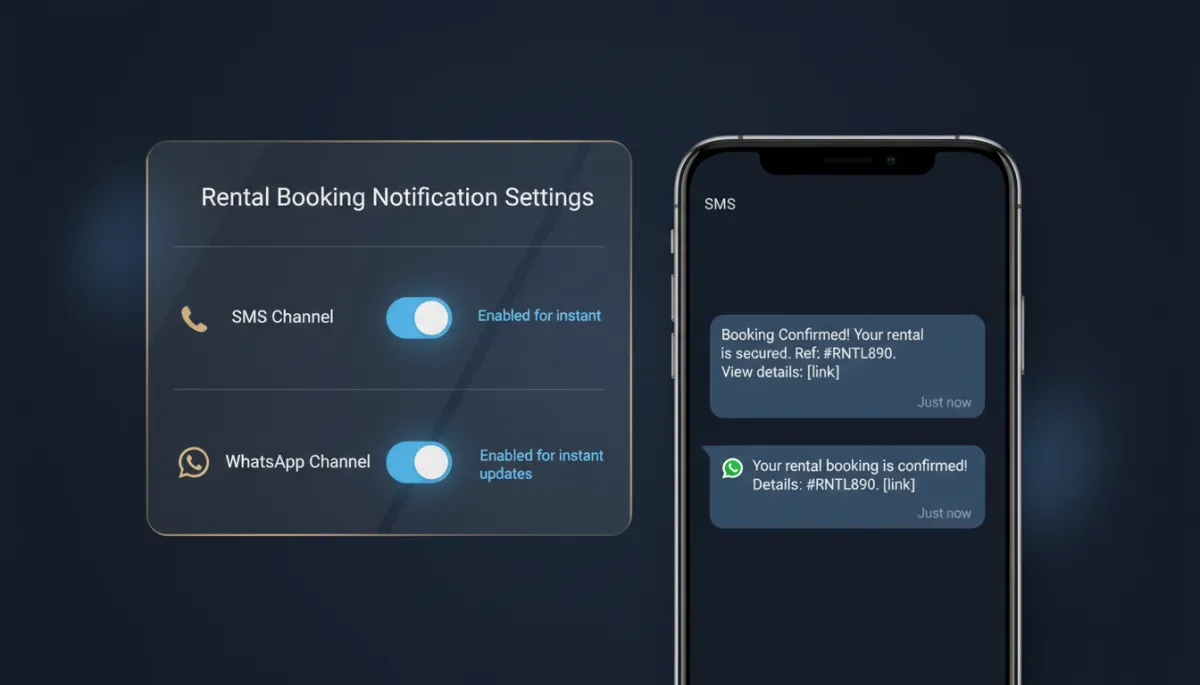 Rental Bookings Now Text and WhatsApp Your Customers — Not Just Email Them