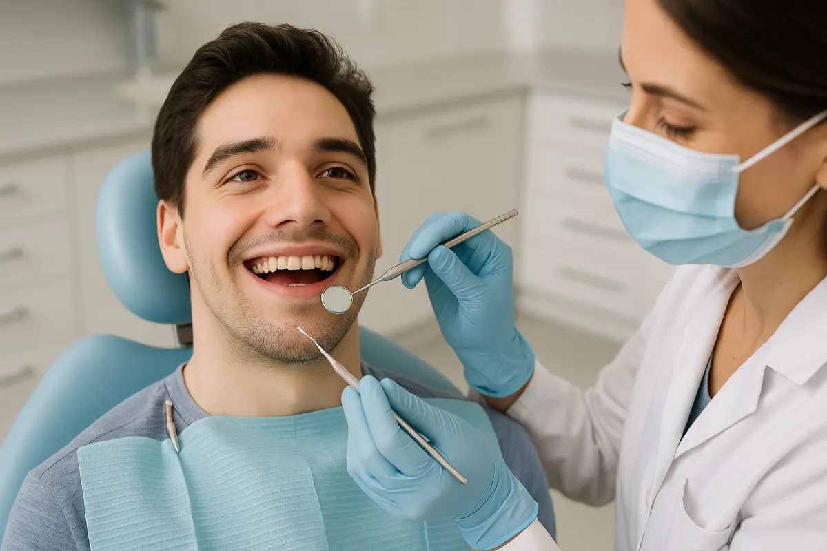 a toothbrush with a toothpaste on it next to a bowl of tooth