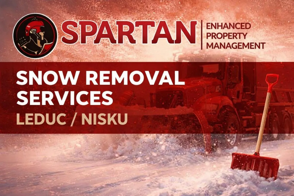 snow removal services in Leduc and Nisku