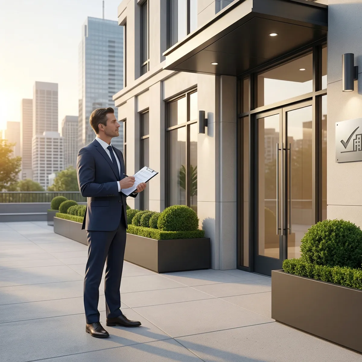 property manager reviewing property standards for bylaw fine prevention