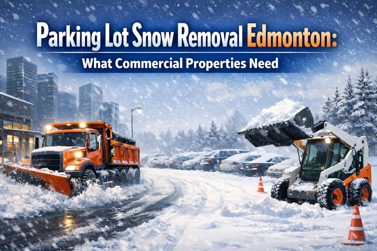 Parking Lot Snow Removal Edmonton