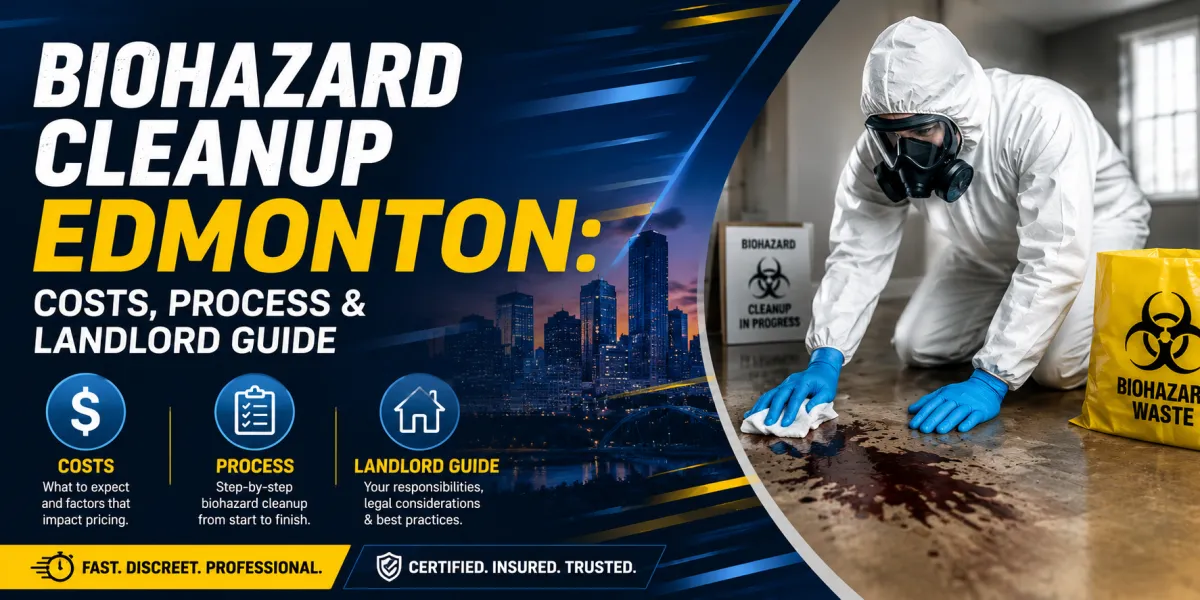 Biohazard Cleanup Edmonton Costs