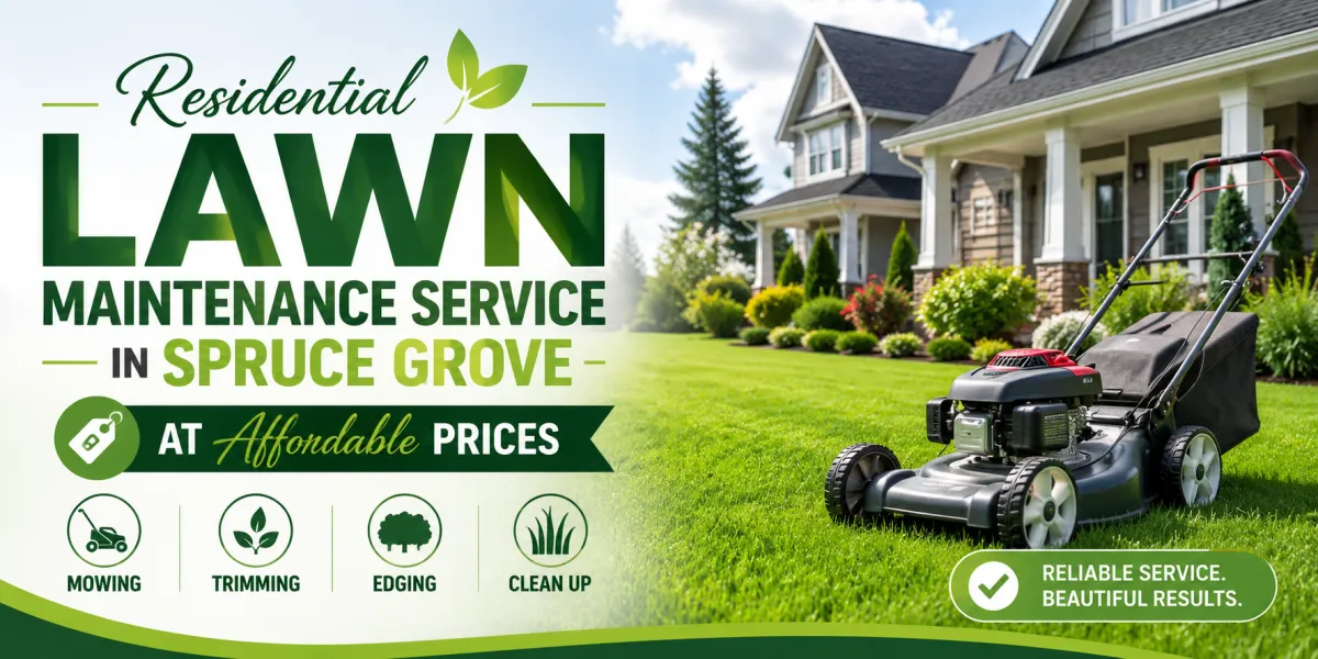 Residential Lawn Maintenance Service in Spruce Grove