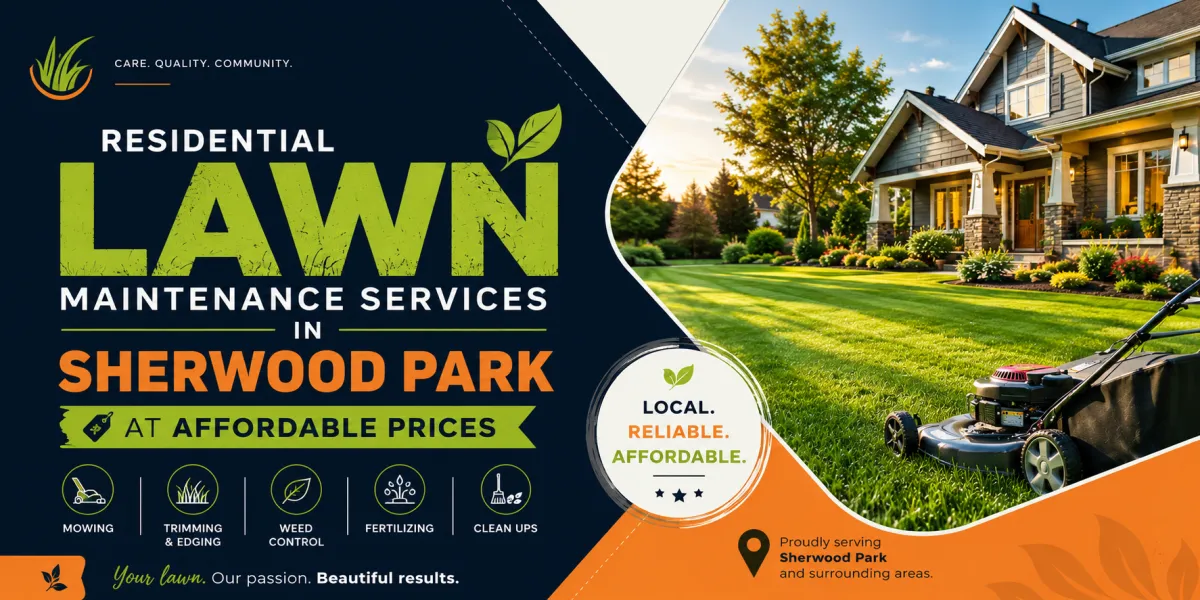 Residential Lawn Maintenance Services in Sherwood Park at Affordable Prices