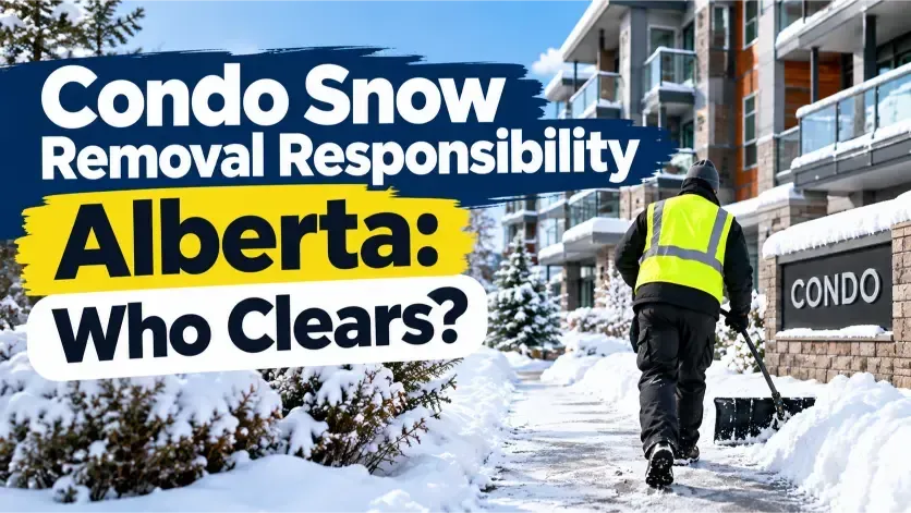 Condo Snow Removal Responsibility Alberta Who Clears