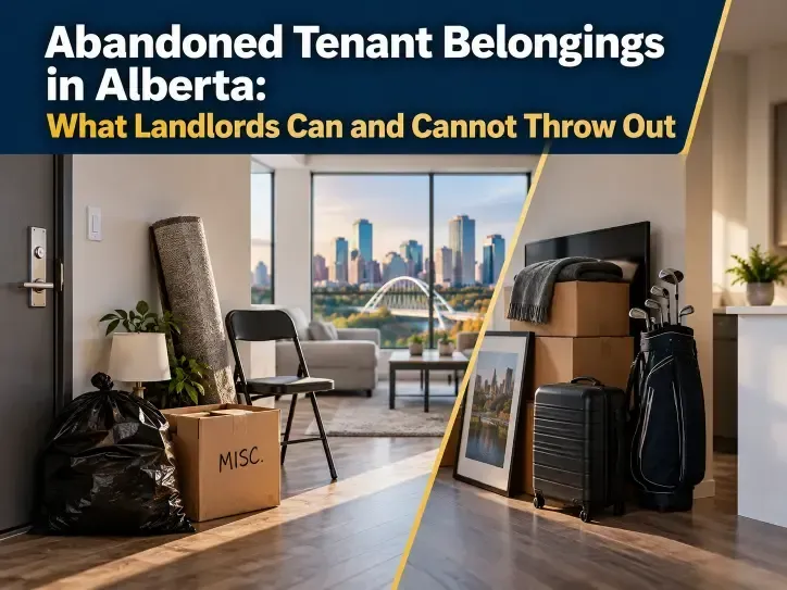Abandoned Tenant Belongings in Alberta Landlord Rules