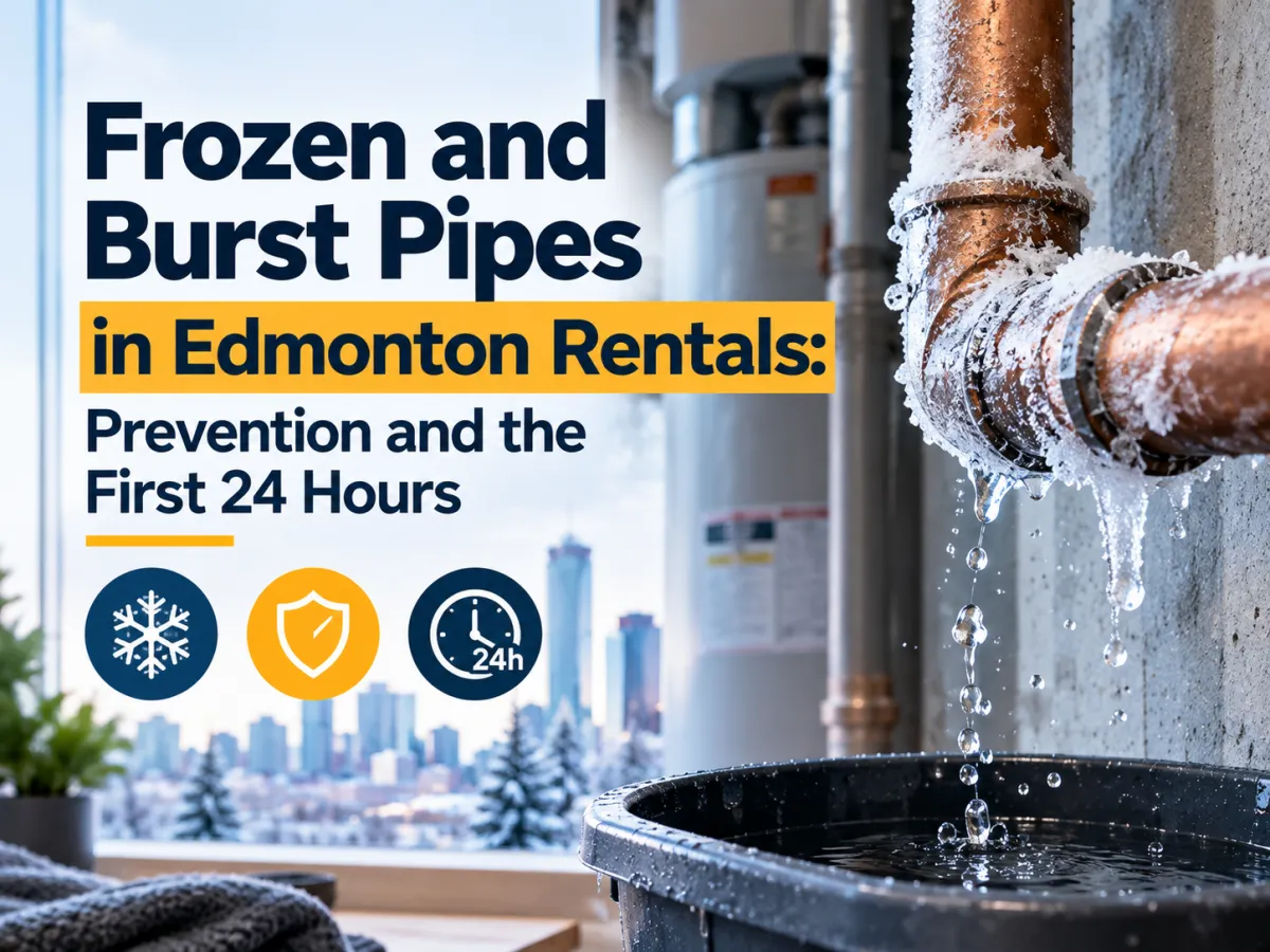Frozen Pipes in an Edmonton Rental Prevent and Respond