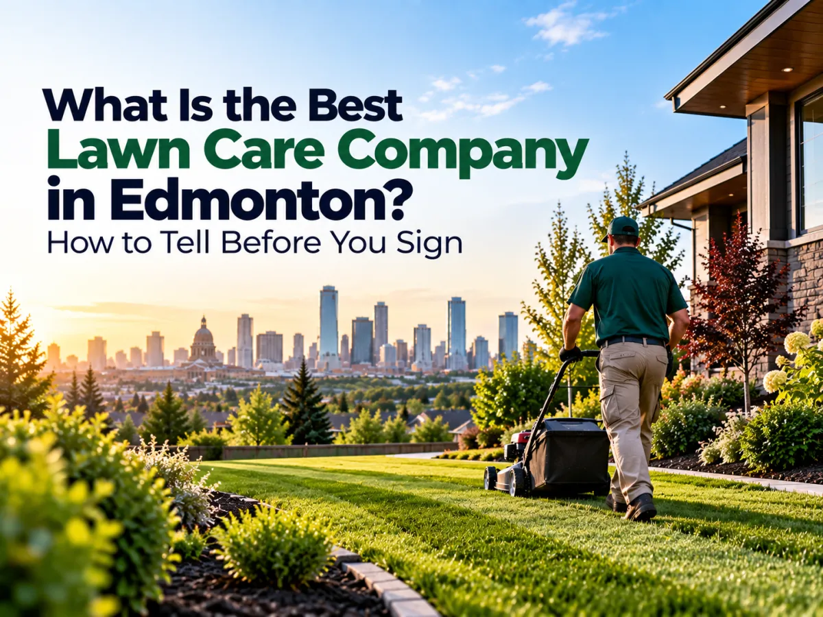 What Is the Best Lawn Care Company? Edmonton Checklist