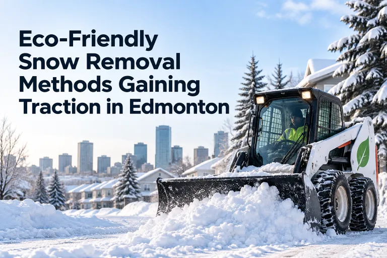 Eco-Friendly Snow Removal Methods Gaining Traction in Edmonton