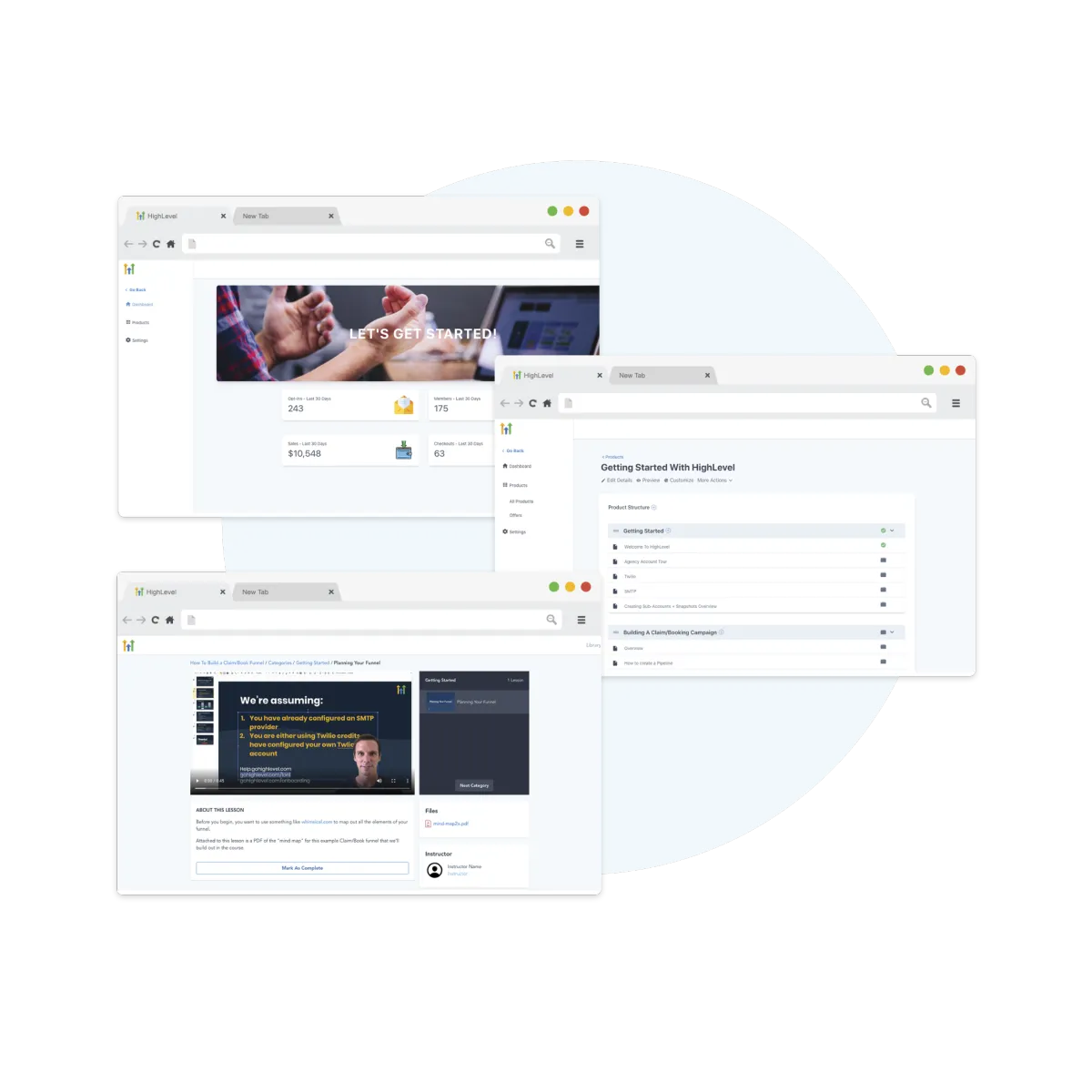 Create membership areas and courses for Practitioners