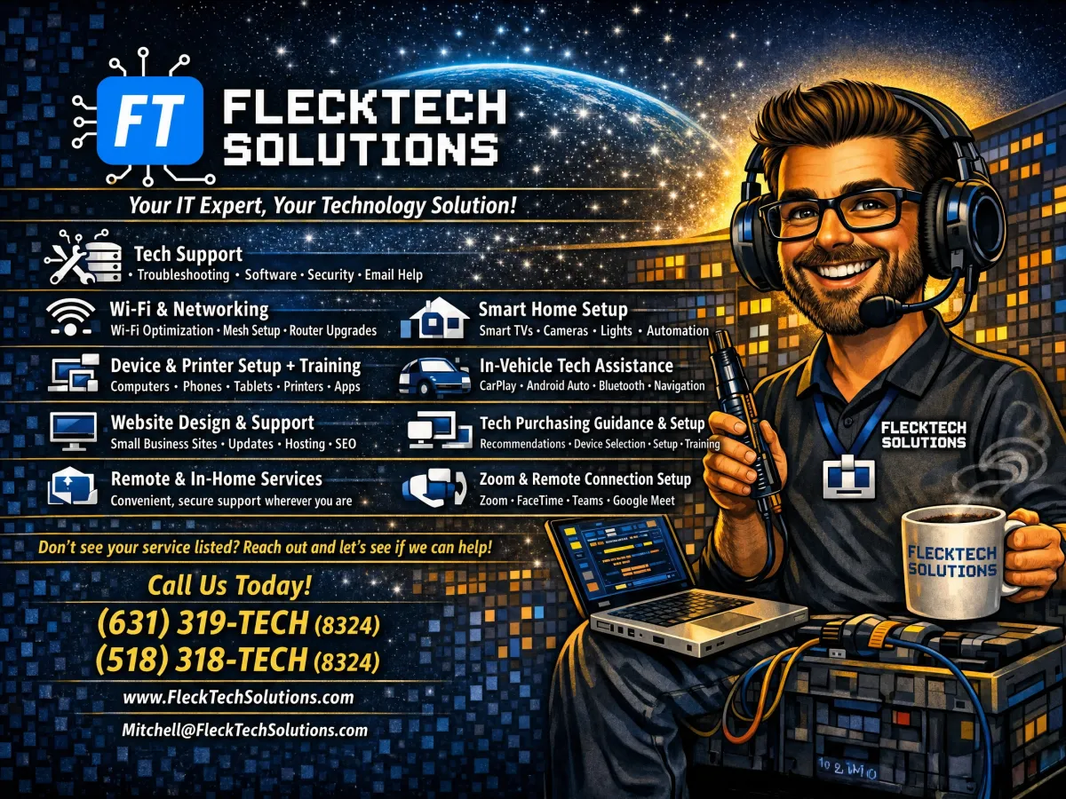 Local Tech Support for Long Island & Upstate NY