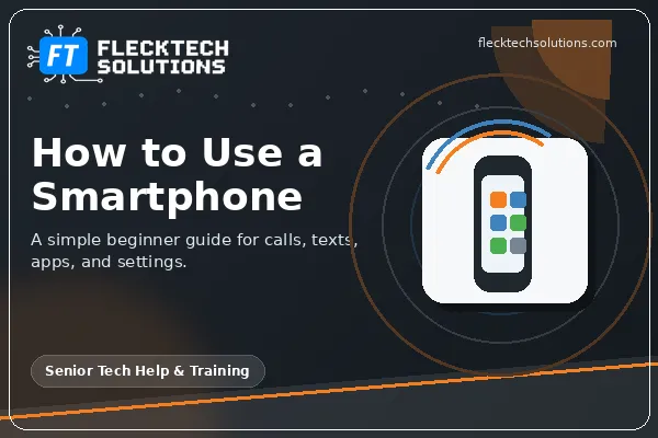 A Simple Guide for Beginners and Seniors: How to Use a Smartphone