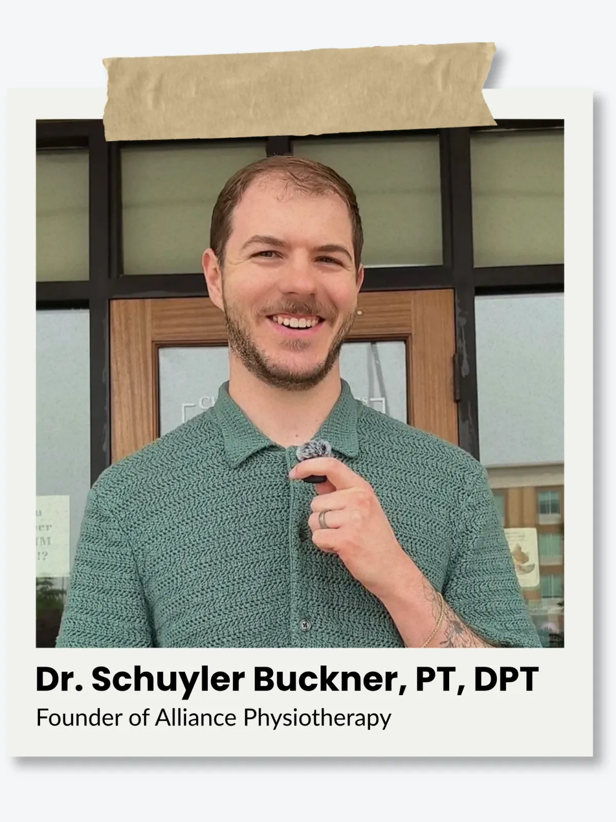 Founder of Alliance Physiotherapy