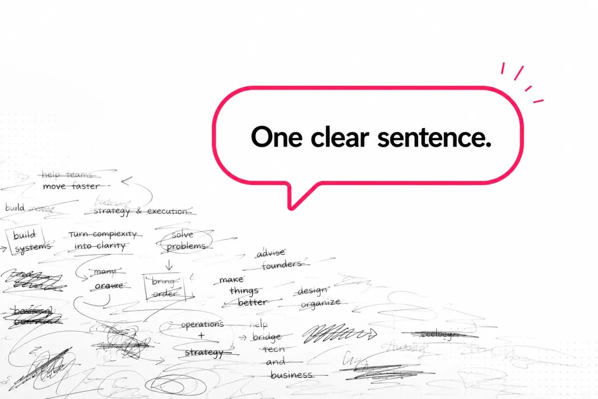 How to Explain What You Do in One Sentence (With Examples)