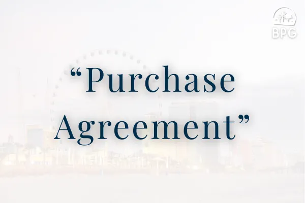 What is a Purchase Agreement