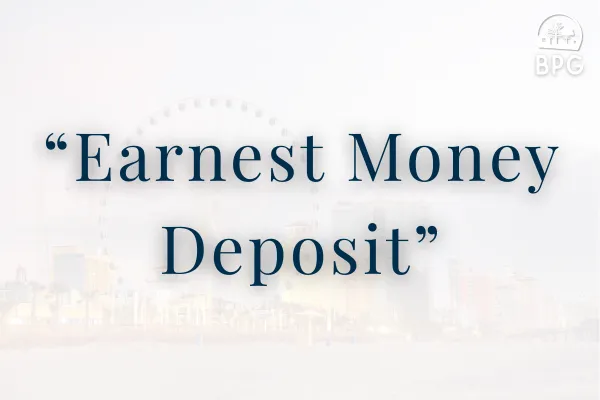 Earnest Money Deposit