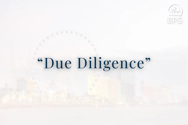 Due Diligence