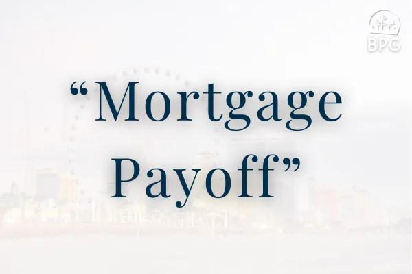 Mortgage Payoff