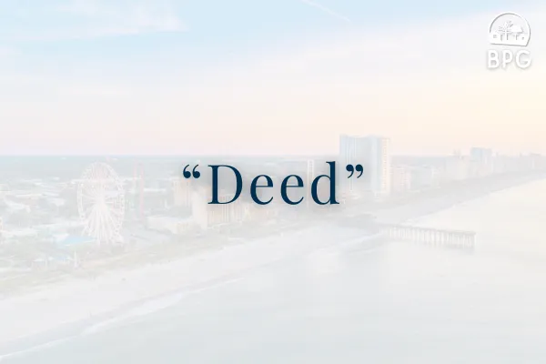 Deed for Buyer