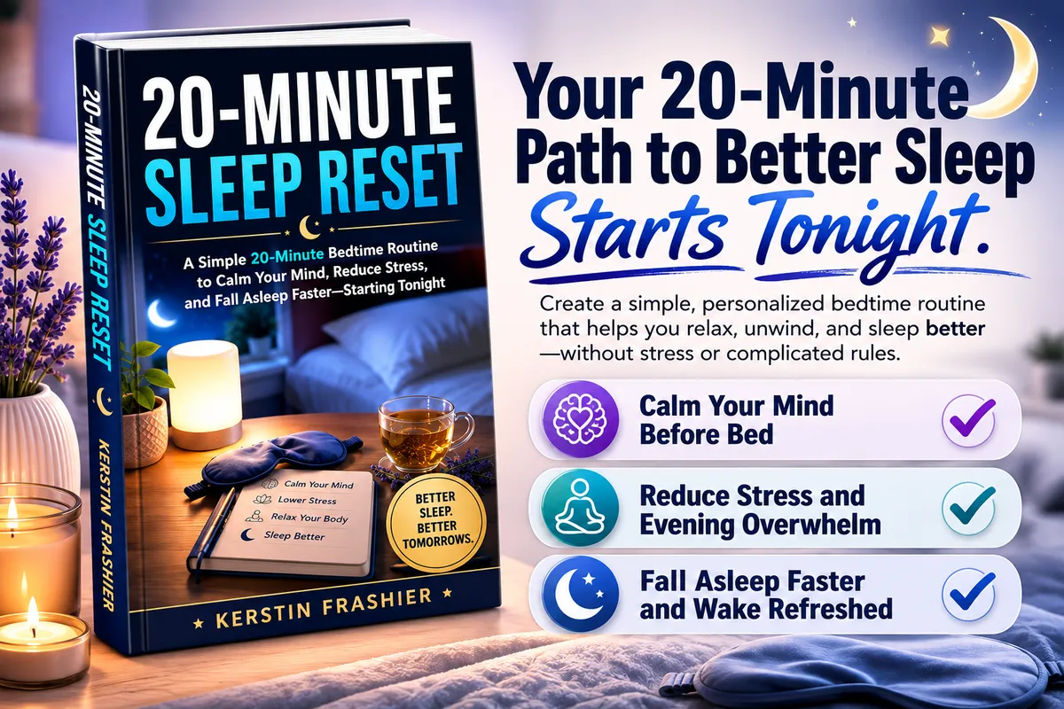 20-Minute Sleep Reset bedtime routine for better sleep after 50