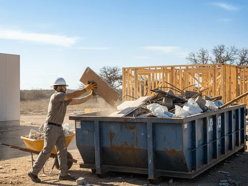 Construction Debris Removal in Adkins, TX