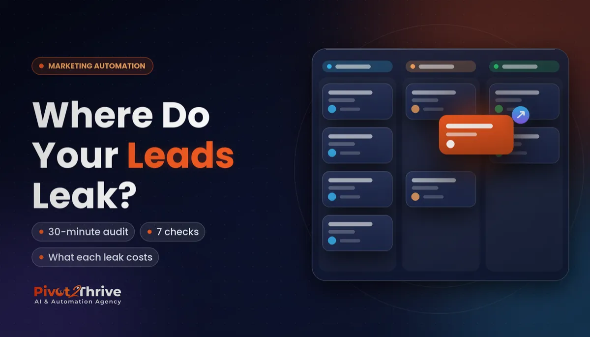 Lead follow-up audit checklist for Australian businesses: where enquiries leak and how to plug them