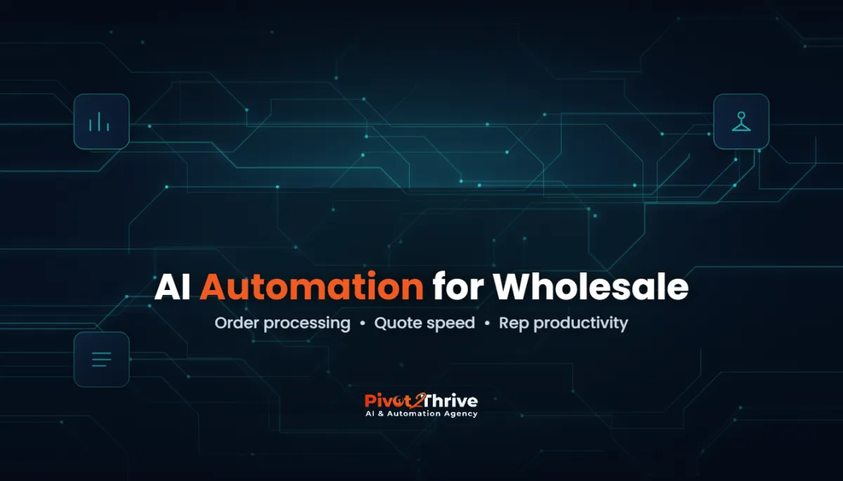 AI workflow automation for Australian wholesale distributors managing quotes and orders