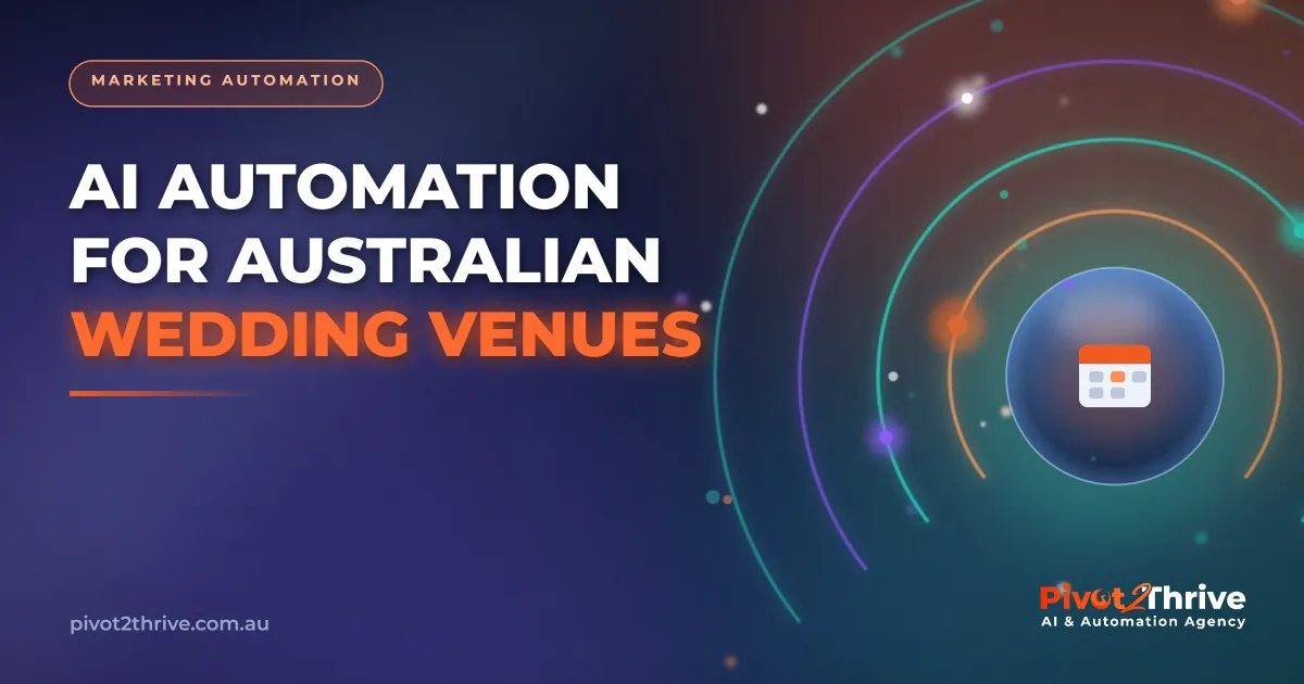 AI automation managing enquiries for an Australian wedding venue