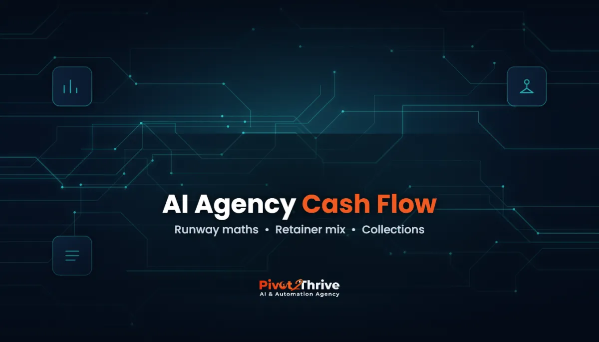 AI agency cash flow model for Australian automation agencies — Pivot 2 Thrive
