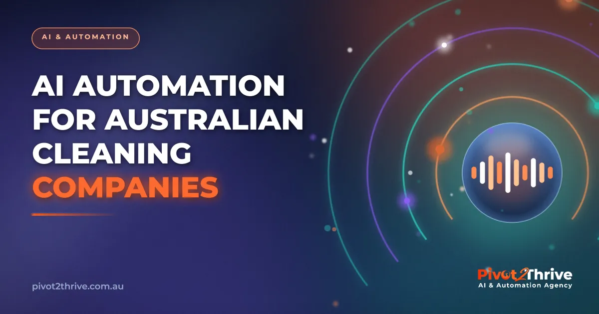 AI automation handling quotes and rosters for an Australian cleaning company