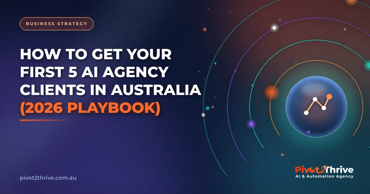 How to get your first AI agency clients in Australia - 2026 client acquisition playbook