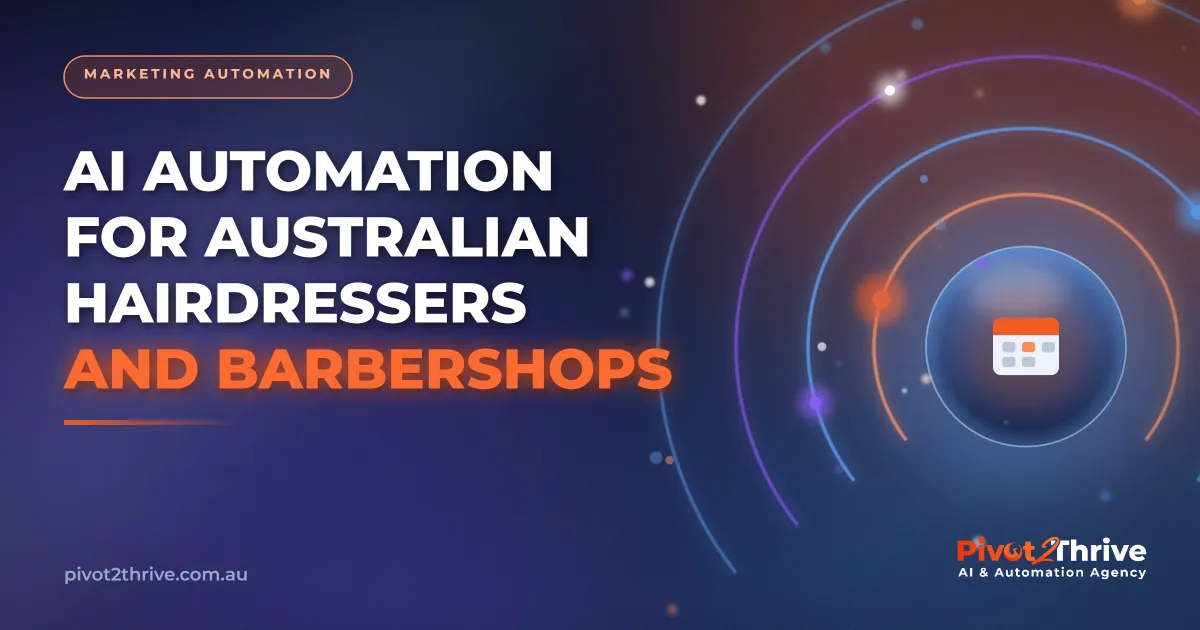 AI automation managing bookings for an Australian hairdresser and barbershop