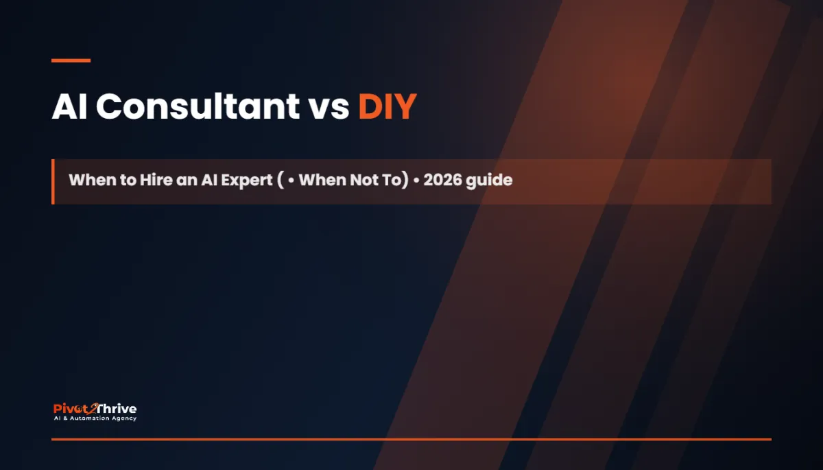 hire ai consultant australia — Pivot 2 Thrive