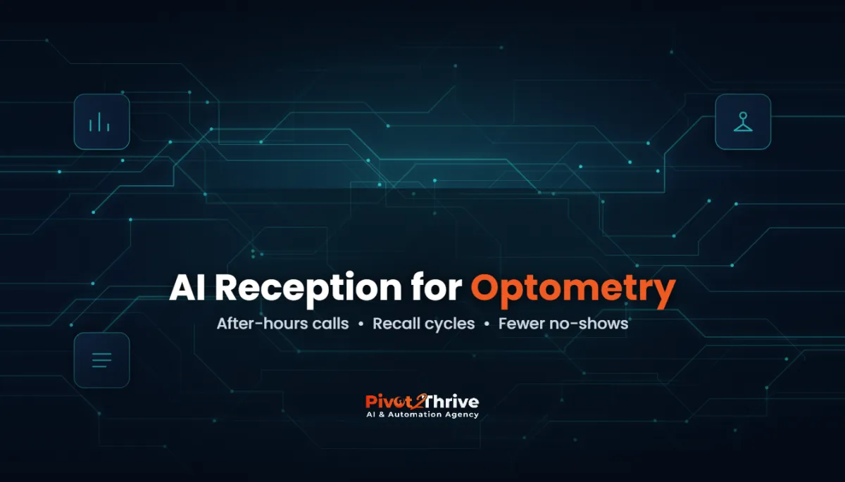 AI Receptionist for Optometry Practices in Australia (2026 Guide)