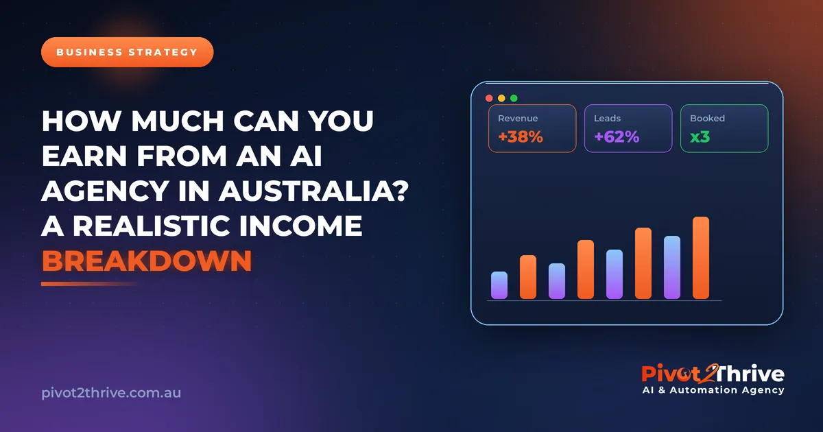 How Much Can You Earn From an AI Agency in Australia? A Realistic Income Breakdown | Pivot2Thrive