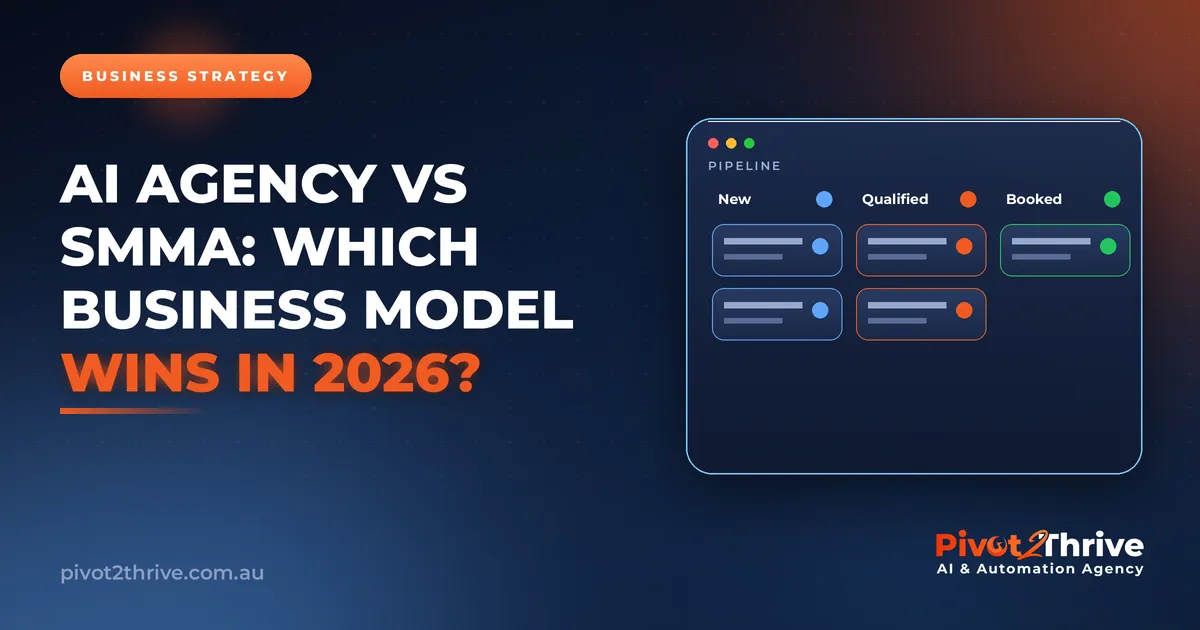 AI Agency vs SMMA: Which Business Model Wins in 2026? | Pivot2Thrive