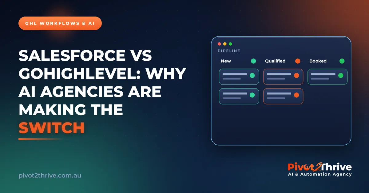 Salesforce vs GoHighLevel: Why AI Agencies Are Making the Switch