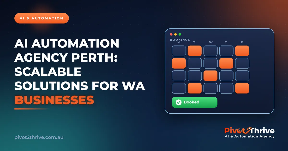 AI Automation Agency Perth: Scalable Solutions for WA Businesses | Pivot2Thrive AI & Automation