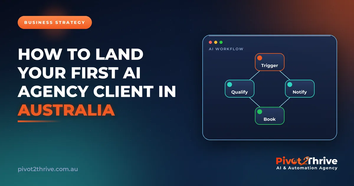How to Land Your First AI Agency Client in Australia
