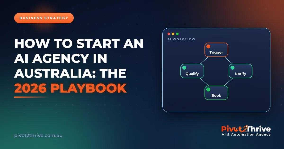 How to Start an AI Agency in Australia: The 2026 Playbook