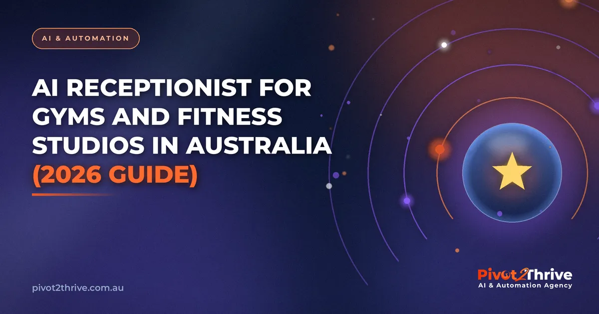 AI receptionist for gyms and fitness studios in Australia answering booking enquiries — 2026 guide