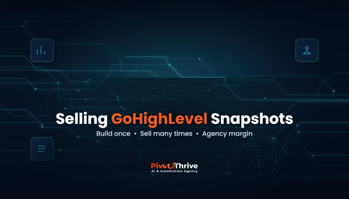 GoHighLevel Snapshots: How to Build, Sell and Scale Them (2026 Guide)