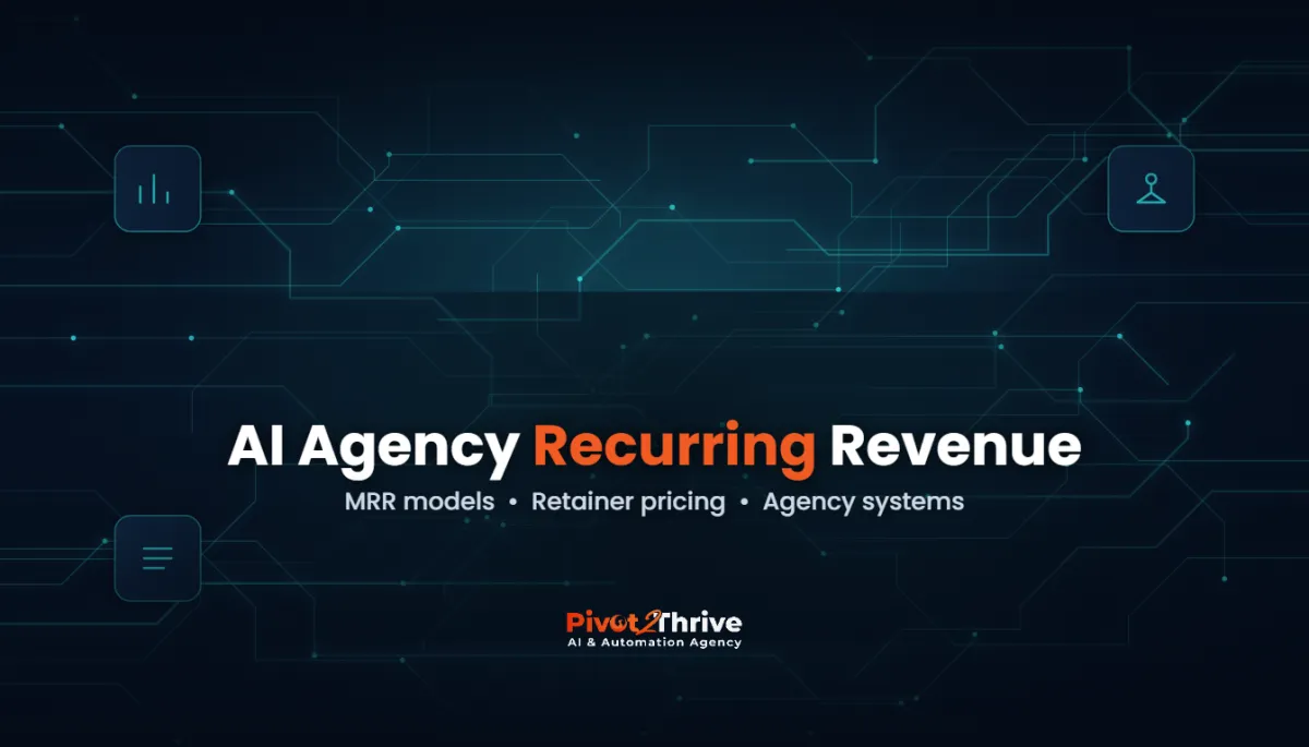 AI agency recurring revenue model illustration for Australian AI automation agencies