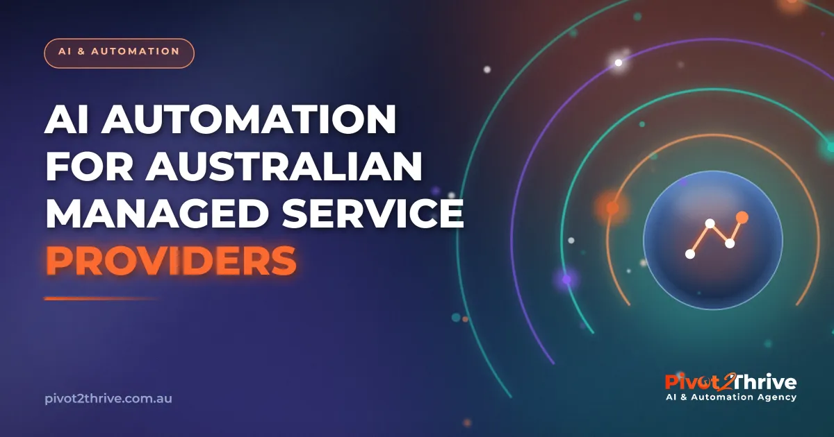 AI automation triaging tickets for an Australian managed service provider