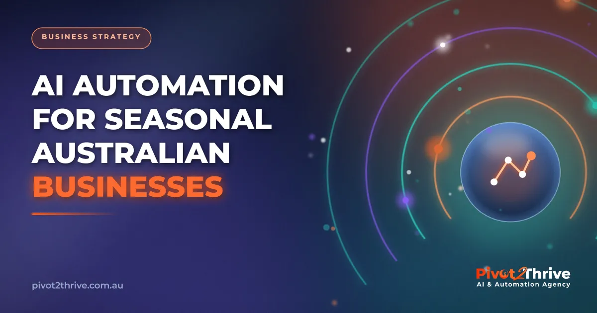 AI automation smoothing the seasonal demand curve for an Australian business