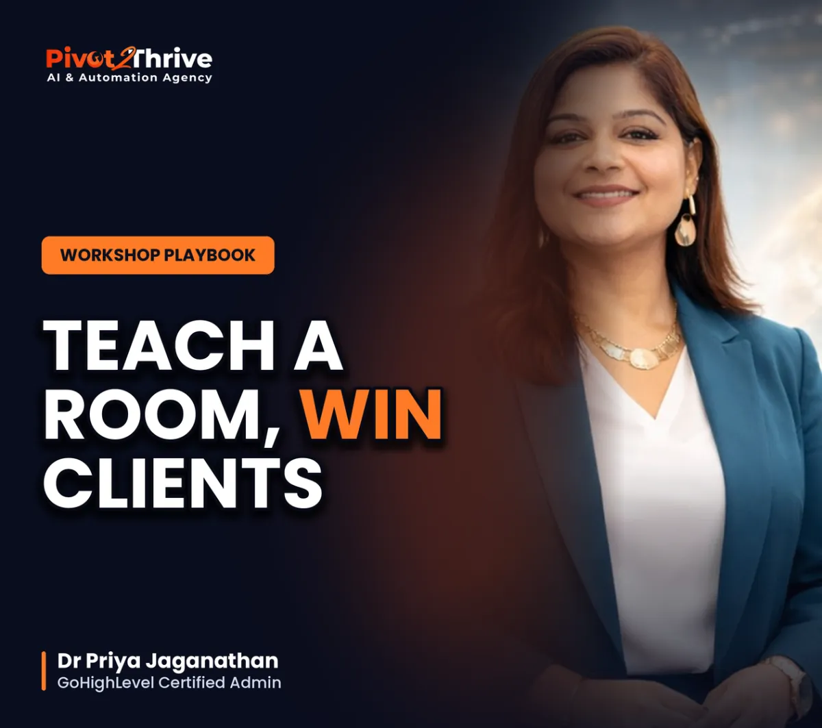 AI workshop lead generation for Australian AI agencies with Dr Priya Jaganathan